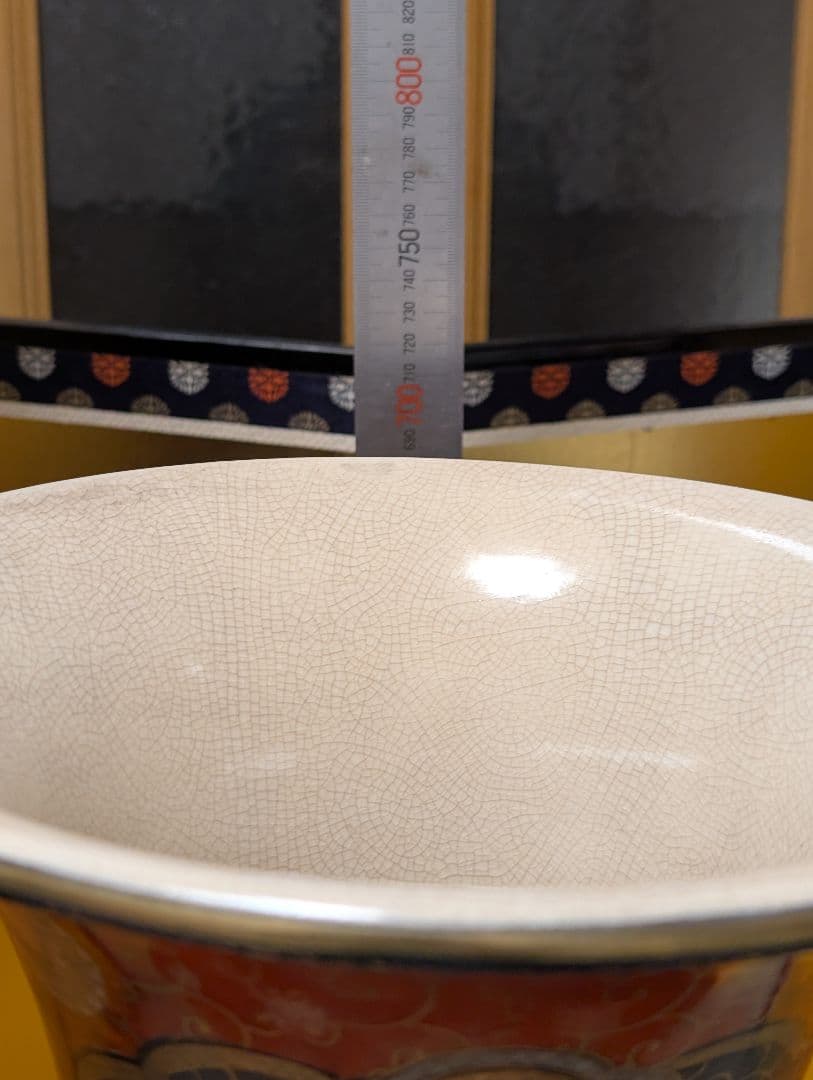 古美術　大型　壺　花瓶　古伊万里　飾り壺　玄関　置物