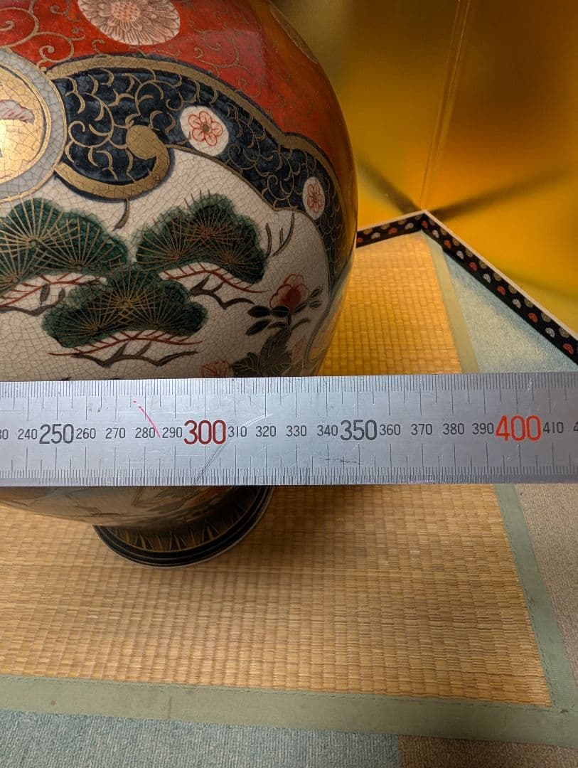古美術　大型　壺　花瓶　古伊万里　飾り壺　玄関　置物