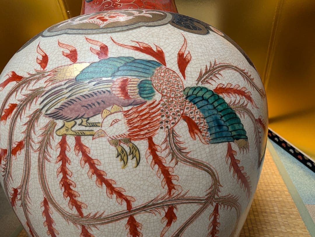 古美術　大型　壺　花瓶　古伊万里　飾り壺　玄関　置物