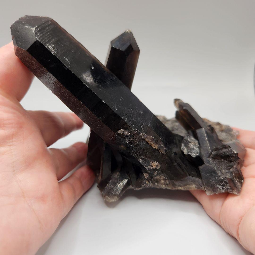 最強パワー【天然】モリオンクラスター ★ ブラジル産 ★ 魔除け