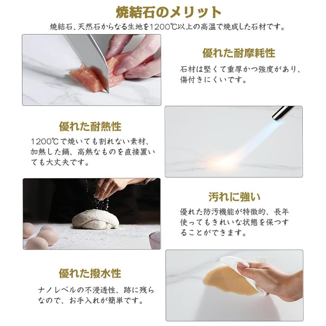 焼結石ゴールド脚 ネストテーブルセット エレガント 2脚