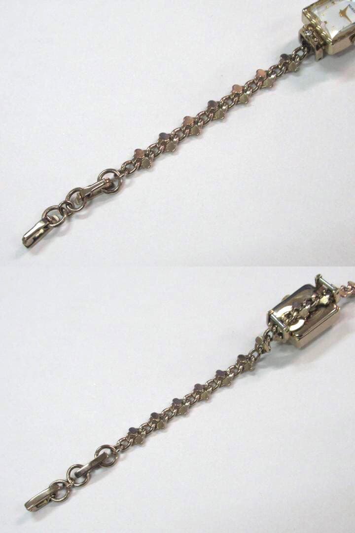 NOJESS ノジェス 腕時計 ブレスレットウォッチ 2Pダイヤ シェル