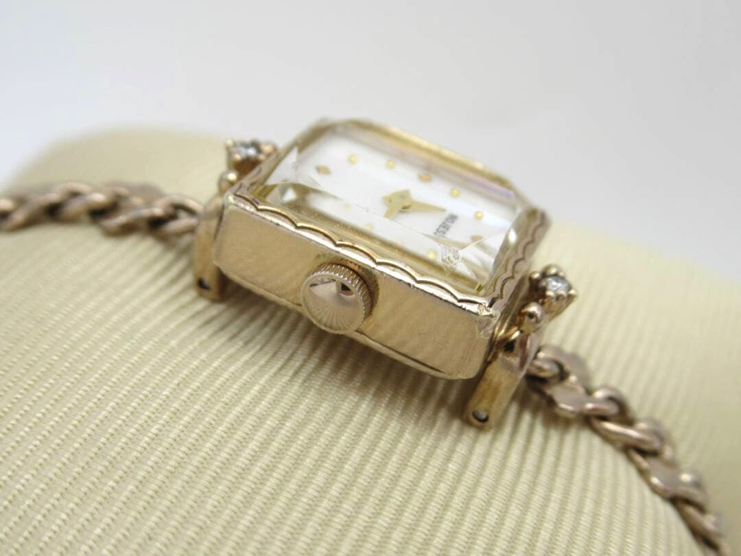 NOJESS ノジェス 腕時計 ブレスレットウォッチ 2Pダイヤ シェル