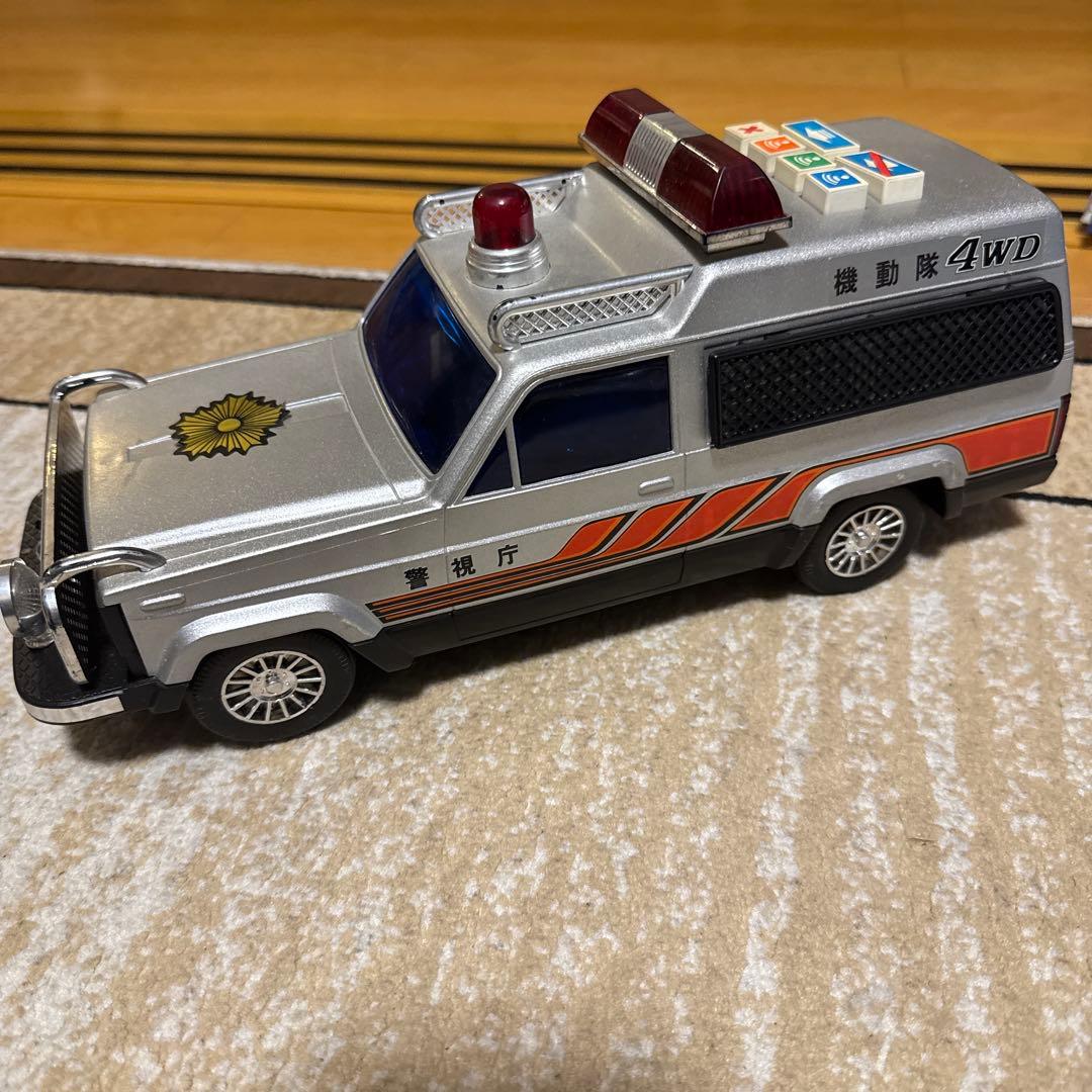 昭和レトロ アルプス商事 警視庁機動隊4WD (日本製) - メルカリ