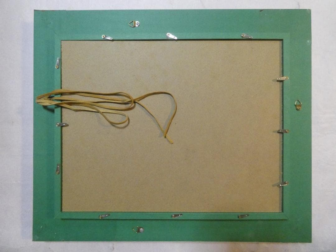 油絵 額付き ロッカクアヤコ 【 人物 】手描き F6