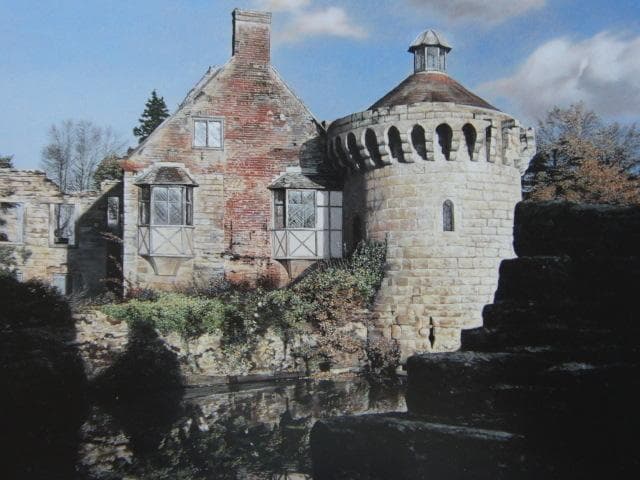 原雅幸、【Scotney Castle old】、希少な画集画