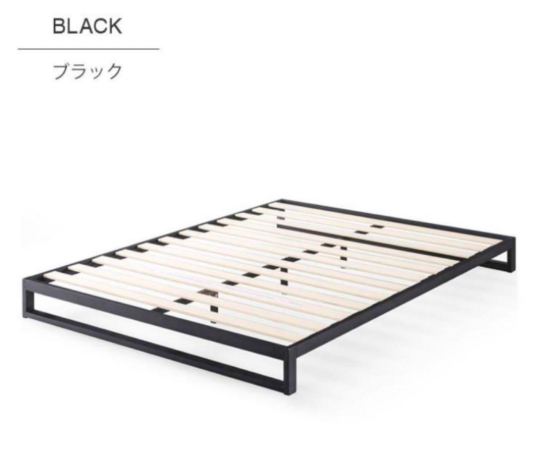 ⑦ ZINUS Heavy Duty スチールベッドフレーム シングル　ブラック