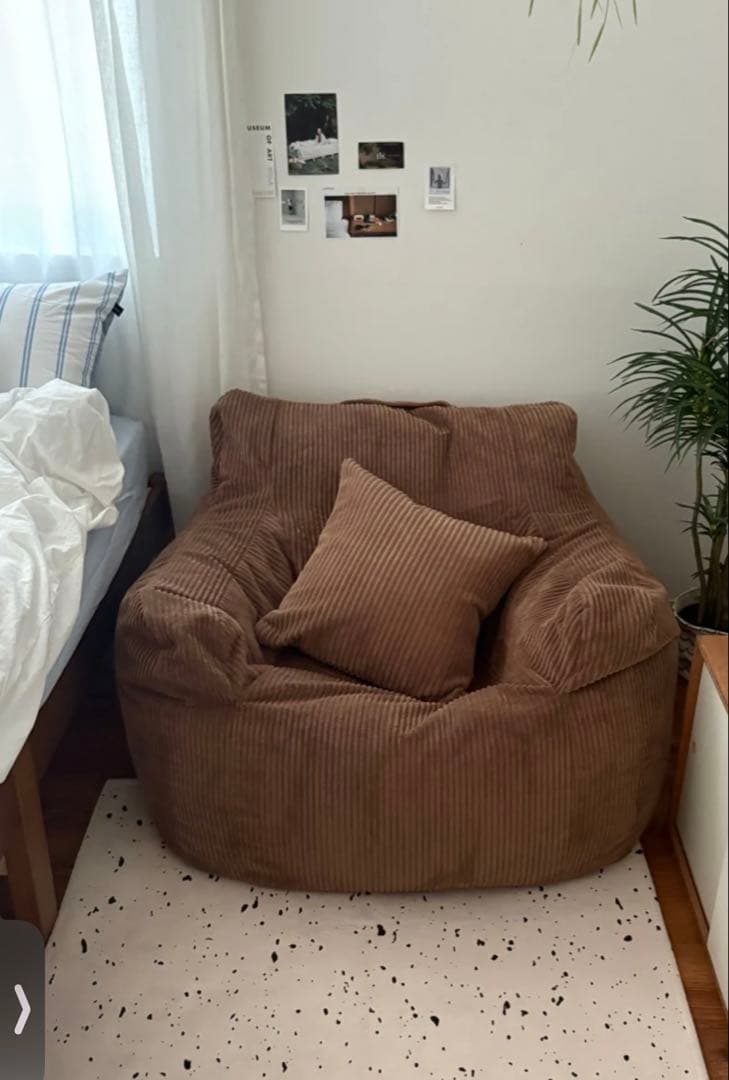 LOOSY ソファ+クッションカバー BROWN +オットマン