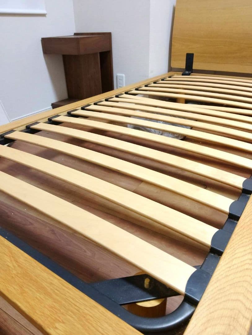 早期売却希望:15000~¥28000☆無印良品☆ベッドフレームS&ヘッド&脚①