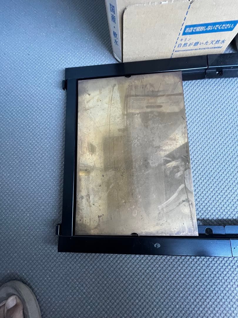 802products アウトドアテーブル フレーム 真鍮天板　peak