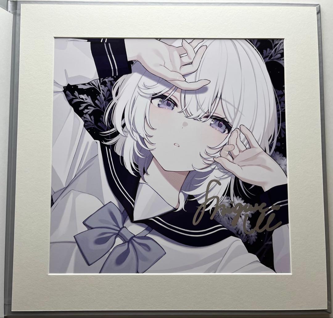 しぐれうい 5周年記念 豪華仕様 ケース入り直筆サイン色紙 - メルカリ