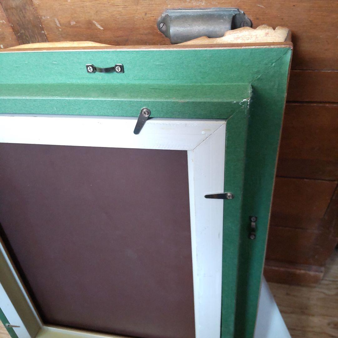 アンティークミラー　(ゴールド)