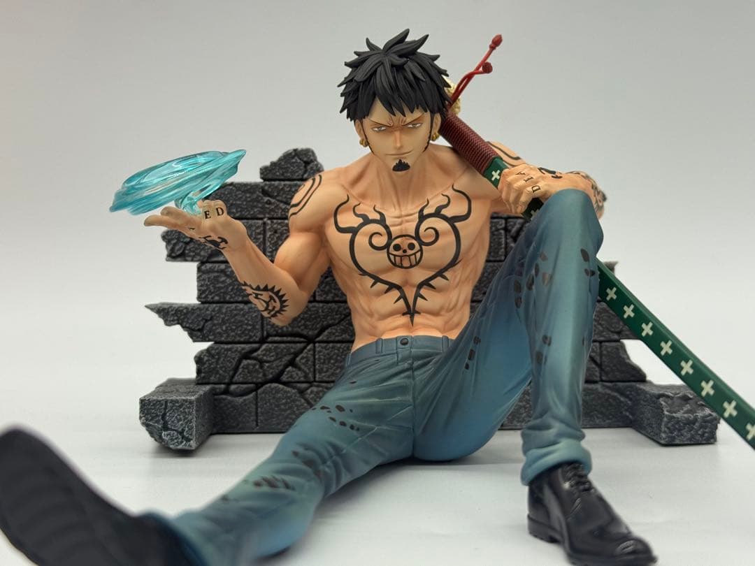 ワンピース トラファルガー・ロー ユキヒョウ ベポ　フィギュア　3体セット