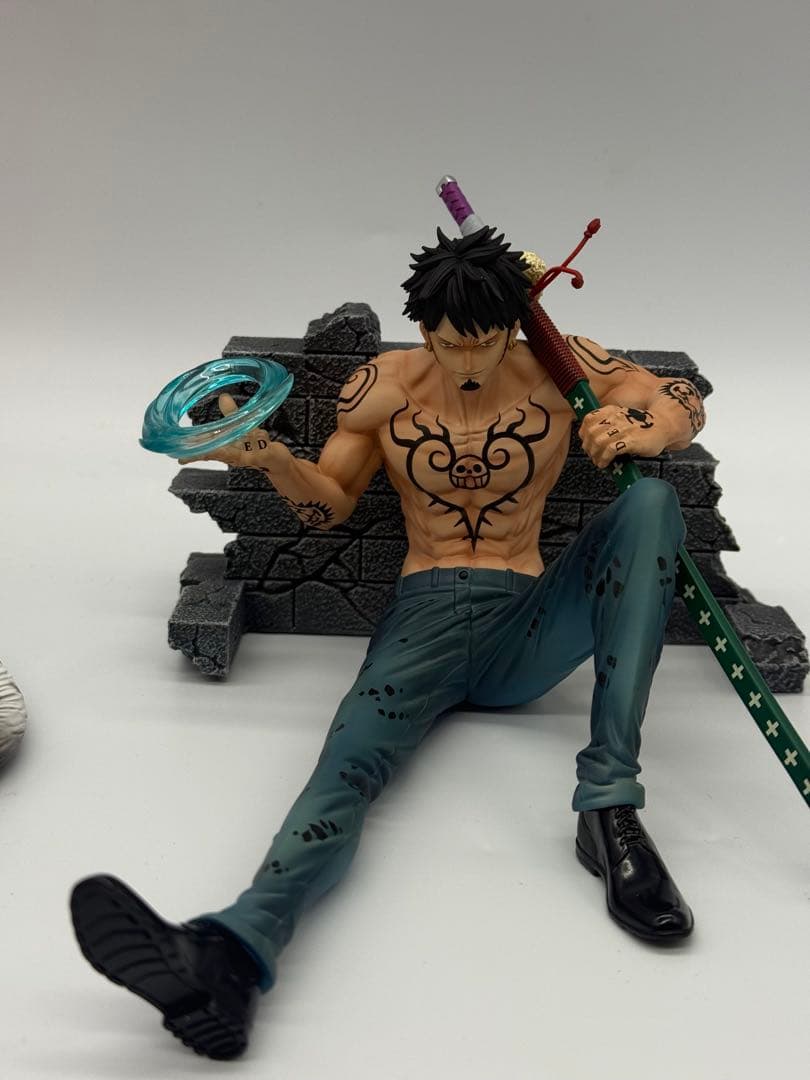 ワンピース トラファルガー・ロー ユキヒョウ ベポ　フィギュア　3体セット