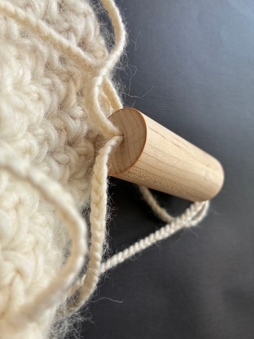 ciansumi ニット巾着バッグ オカイユ