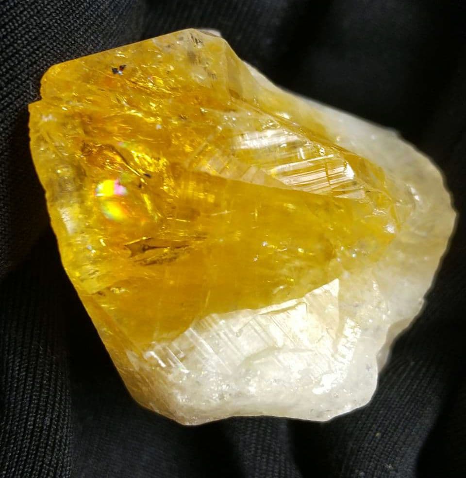 コエポン　2点おまとめ　アーカンソー産クラスター　レインボー入り　シトリン