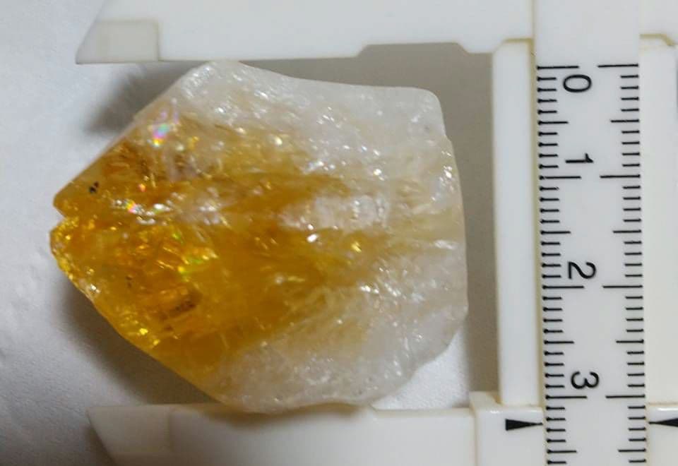 コエポン　2点おまとめ　アーカンソー産クラスター　レインボー入り　シトリン