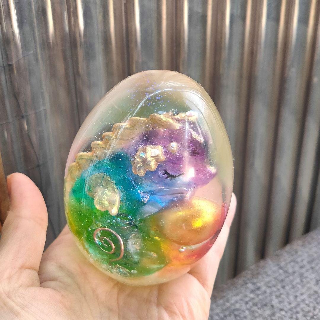 ☆あいか☆オルゴナイト☆ドラゴンたまご、干支蛇A(小)☆