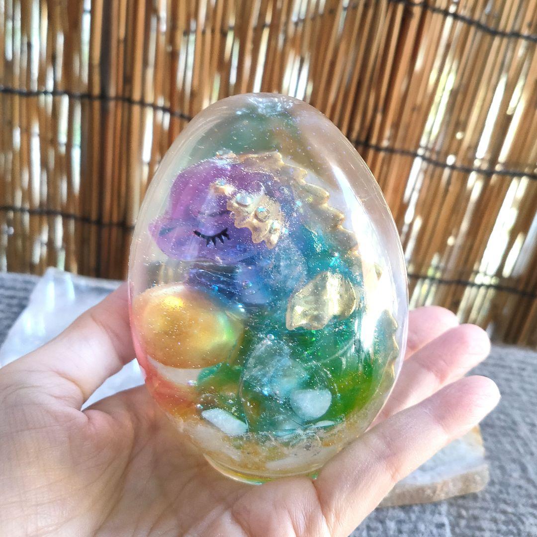 ☆あいか☆オルゴナイト☆ドラゴンたまご、干支蛇A(小)☆