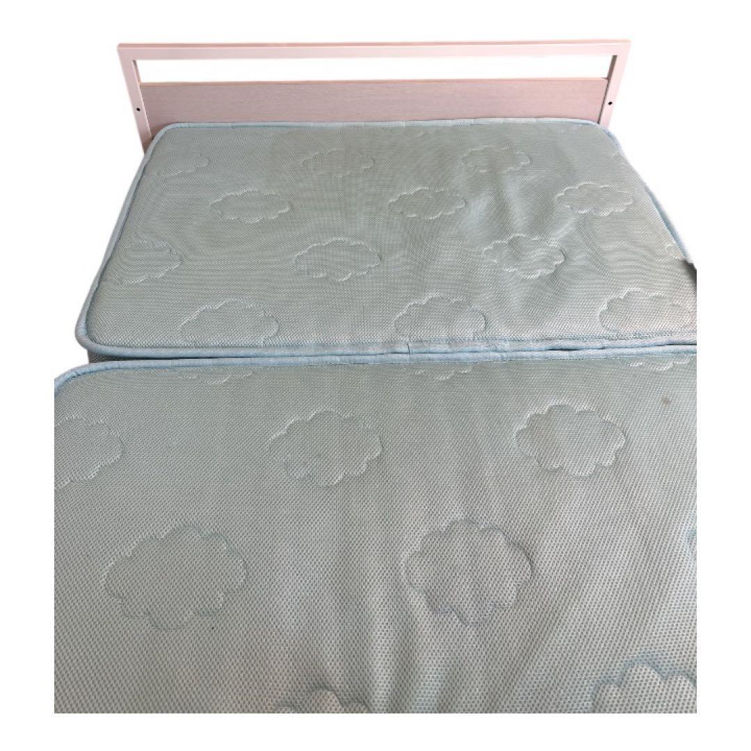 ニトリシステムベッドデニッシュ25デスクチェアセット