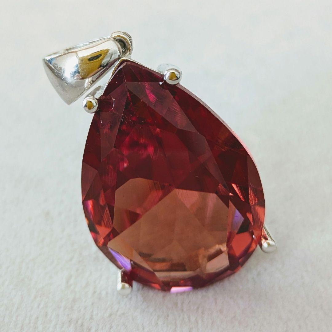 ＊NEW＊カラーチェンジ人工石ズルタナイト ペンダントトップシルバー925