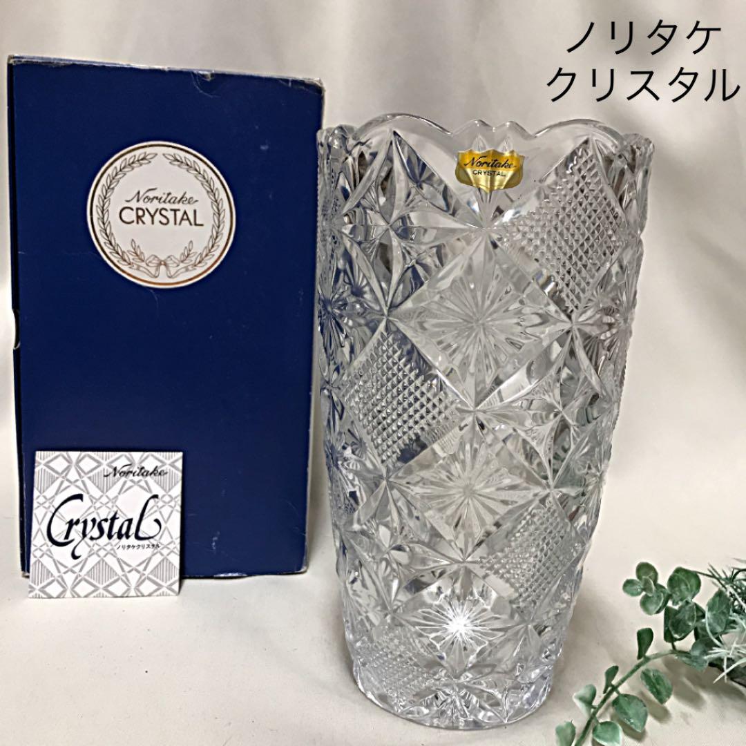 オールドノリタケ クリスタル 花瓶 フラワーベース 手作り - メルカリ