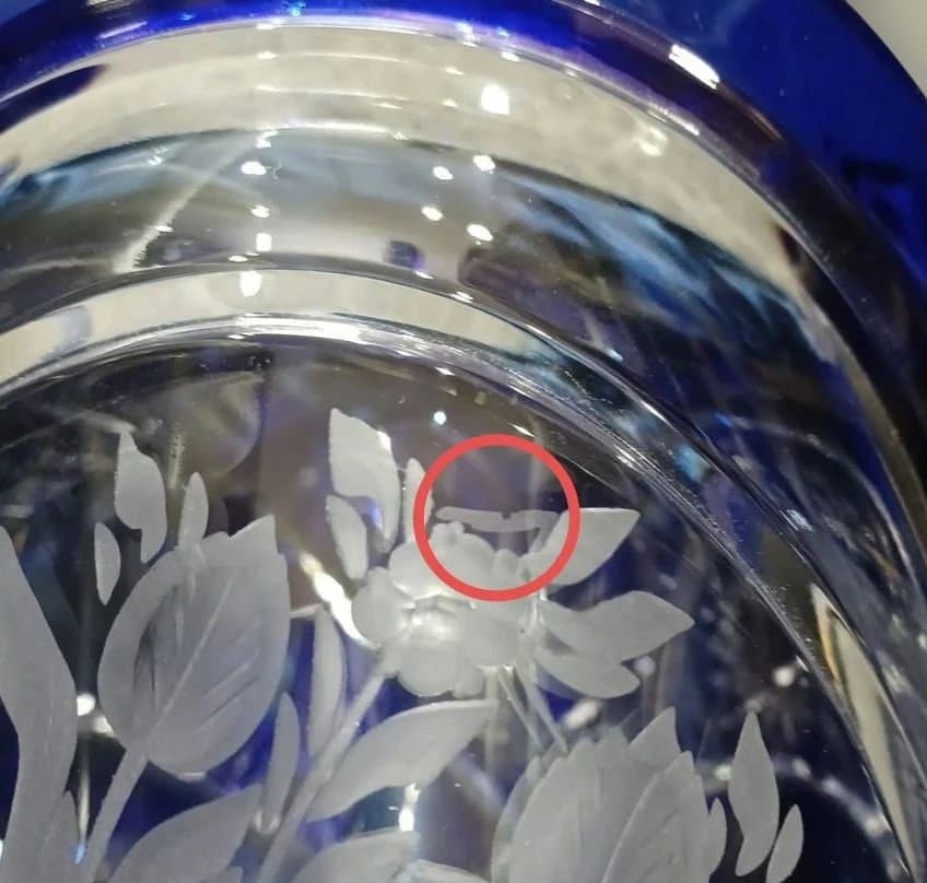 ELBE Crystal エルベ クリスタル 花瓶 高さ 約25㎝