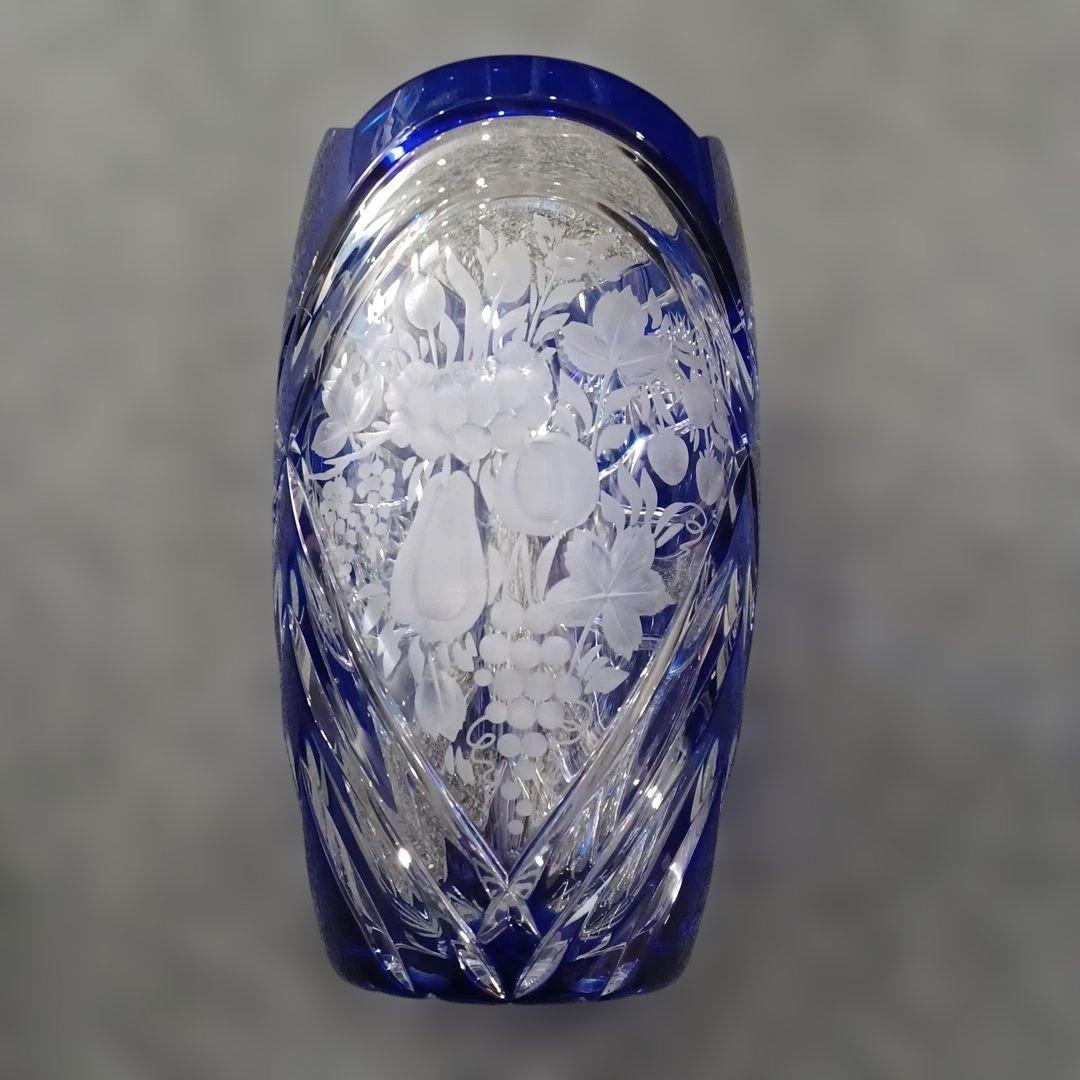 ELBE Crystal エルベ クリスタル 花瓶 高さ 約25㎝