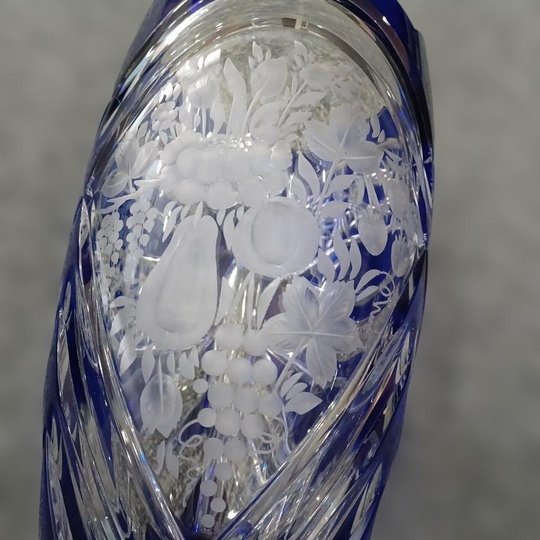 ELBE Crystal エルベ クリスタル 花瓶 高さ 約25㎝