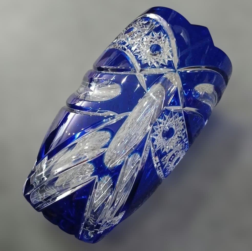 ELBE Crystal エルベ クリスタル 花瓶 高さ 約25㎝