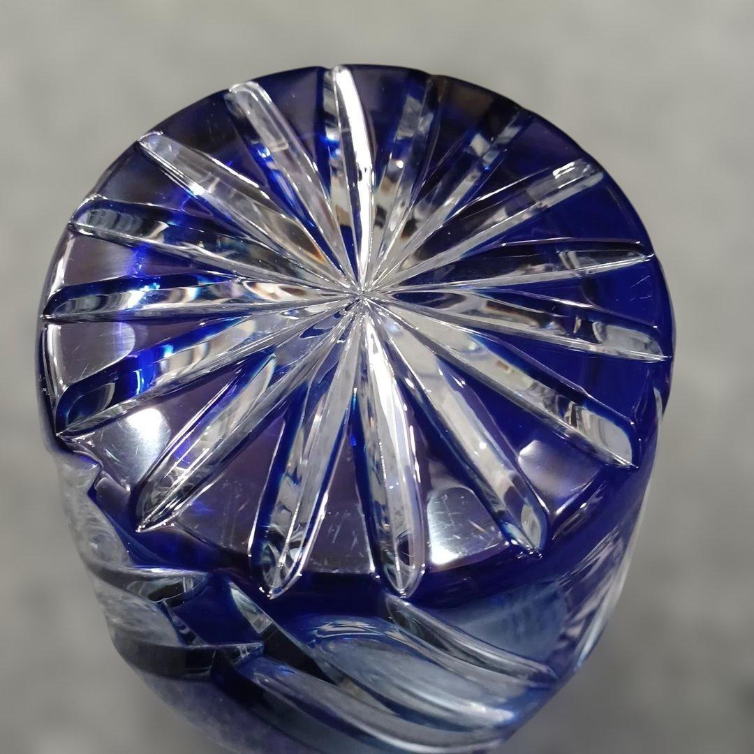 ELBE Crystal エルベ クリスタル 花瓶 高さ 約25㎝