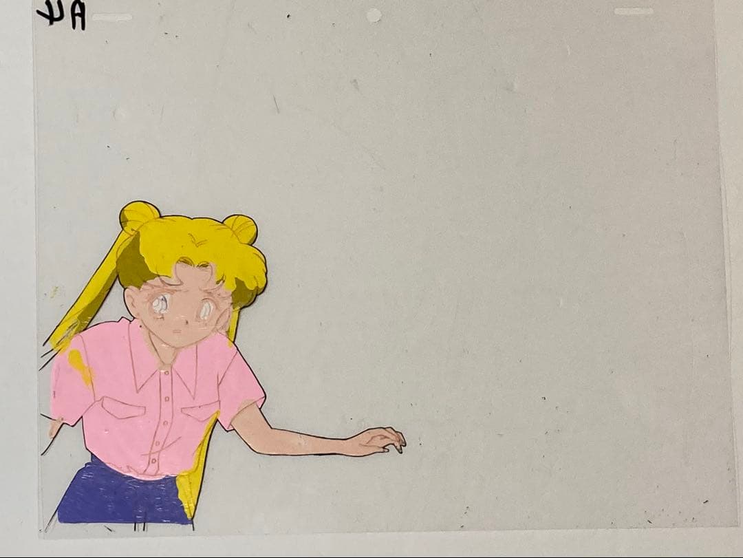 d３８　美少女戦士セーラームーンセル画【月のうさぎ】背景・動画付き