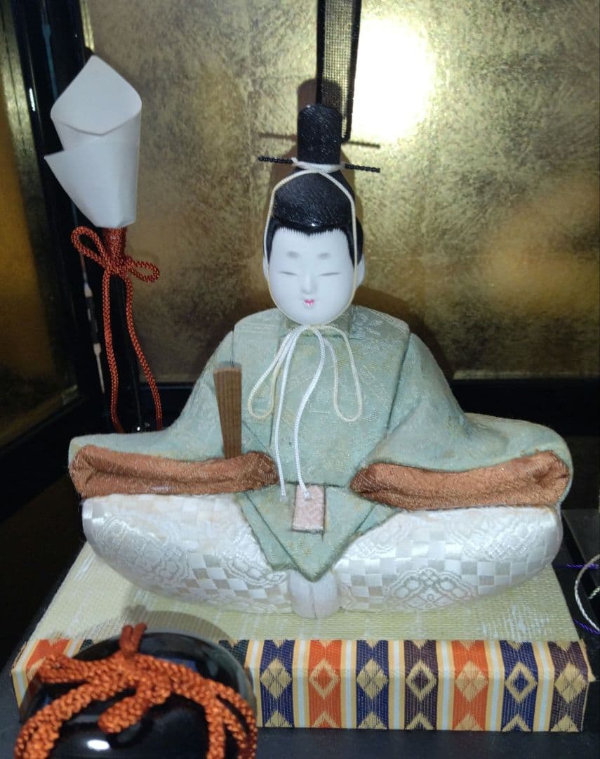 雛人形・親王飾り「宝玉作」美品・江戸木目込み