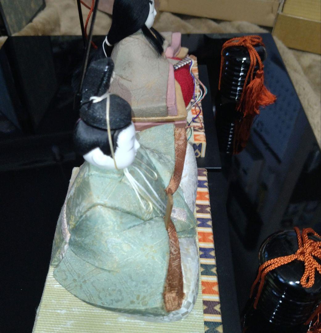 雛人形・親王飾り「宝玉作」美品・江戸木目込み