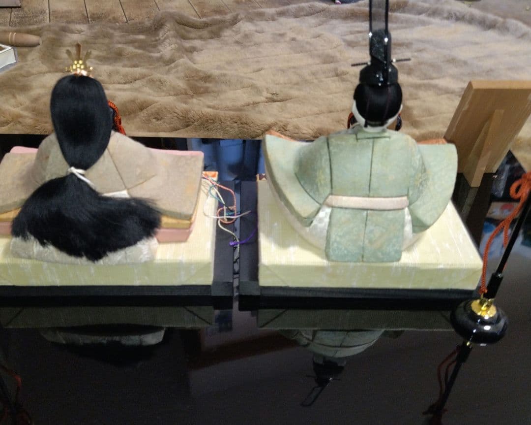 雛人形・親王飾り「宝玉作」美品・江戸木目込み