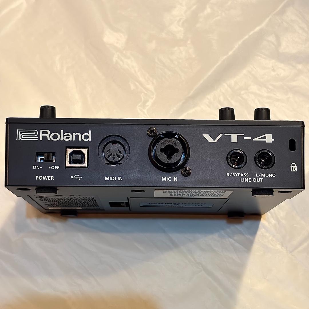 【中古美品】Roland VT-4 ボイストランスフォーマー　マイクケーブル付