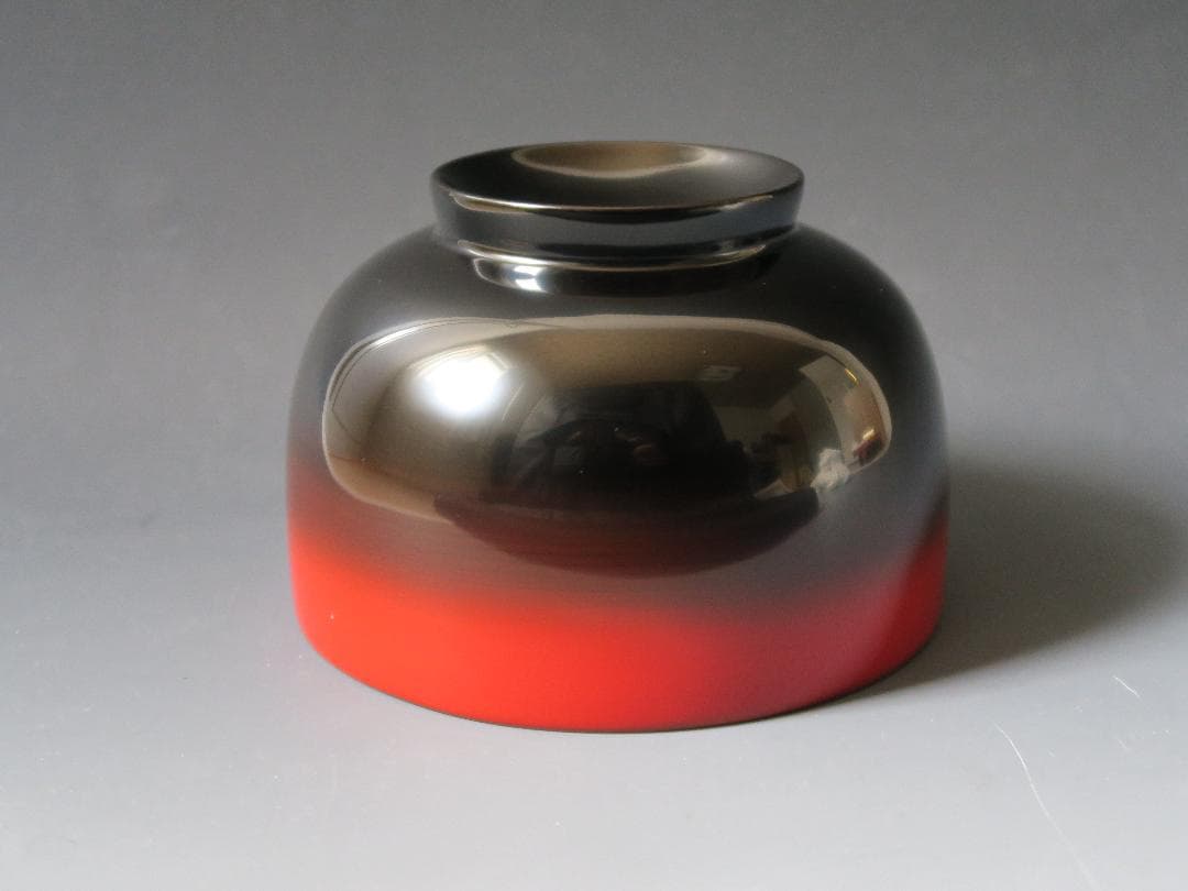 輪島塗】ぼかし塗 汁椀 内朱塗 一客 天然木 共箱 - メルカリ