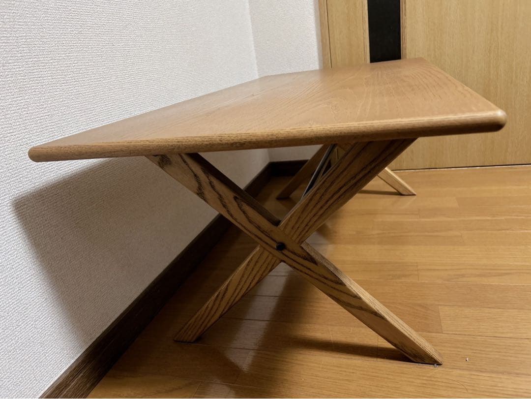 【たのメル便】unico ローテーブル リビングテーブル 説明書付き