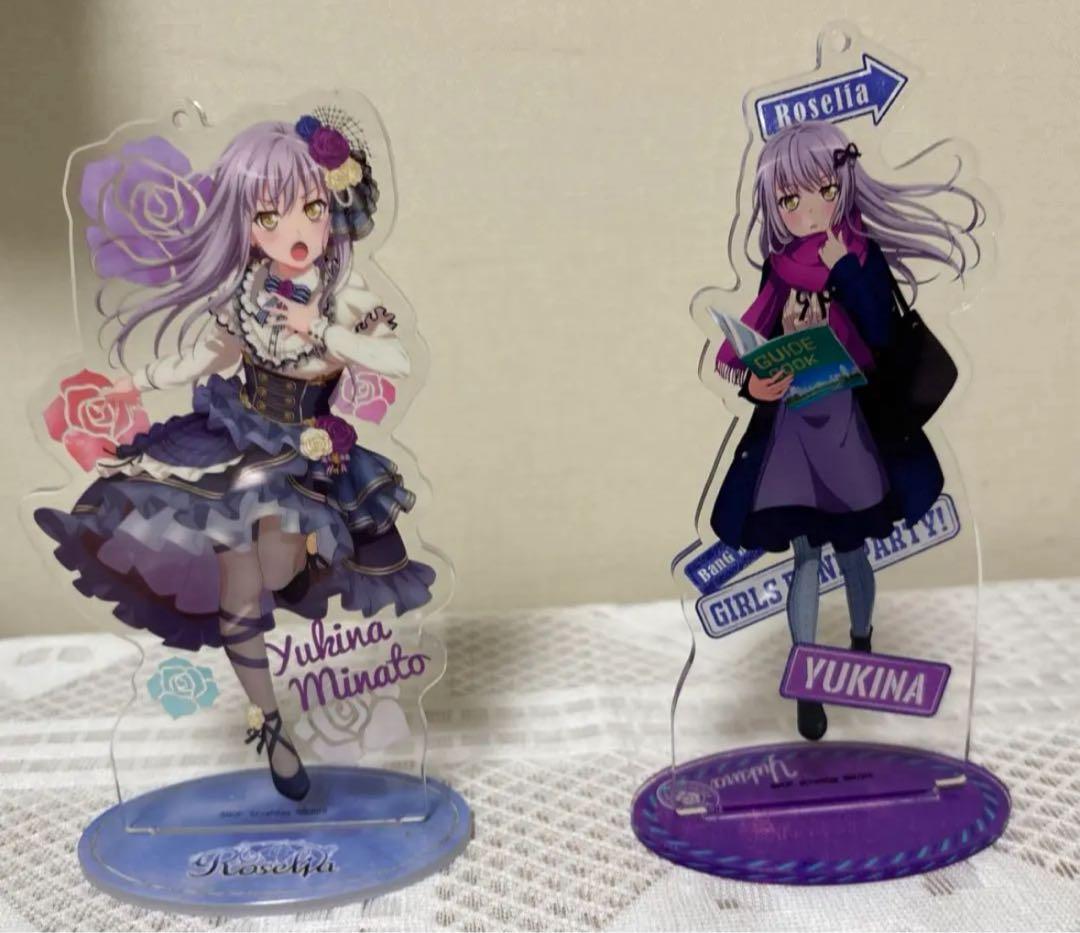 湊友希那 キーホルダー アクリルスタンド アクリルキーホルダー クリア