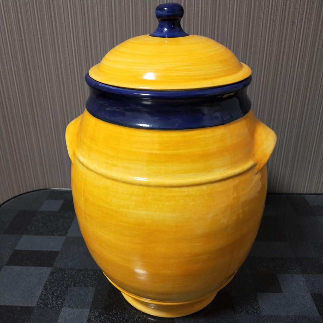 送料込み⭐︎スペイン　ベジタブルポット　陶器