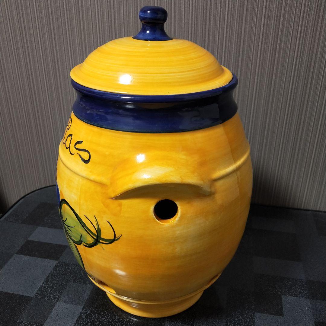 送料込み⭐︎スペイン　ベジタブルポット　陶器