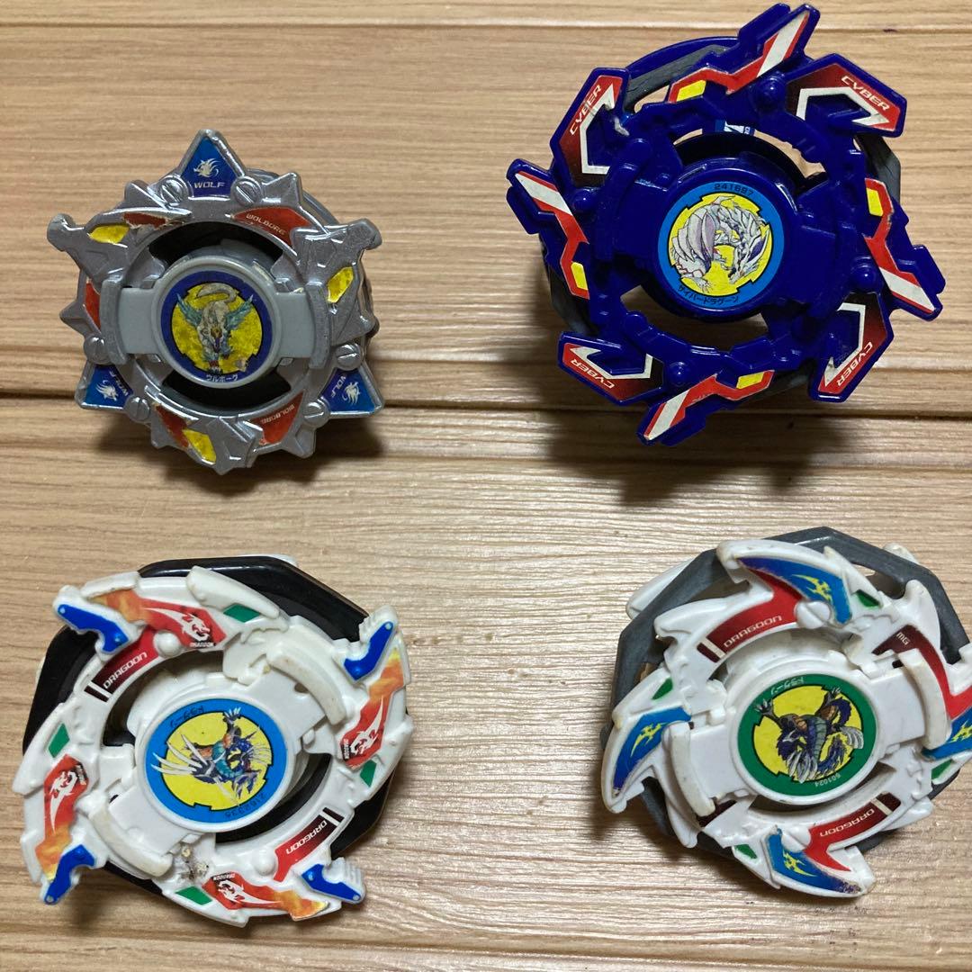 爆転ベイブレード 旧ベイ9体 まとめ売り ドラグーンV2 ケルベロス