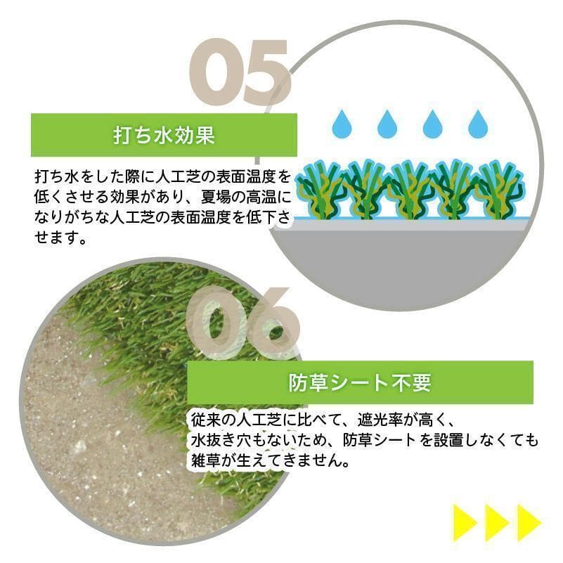 人工芝 メモリーターフAIR 　高級形状記憶人工芝28mm　正規品