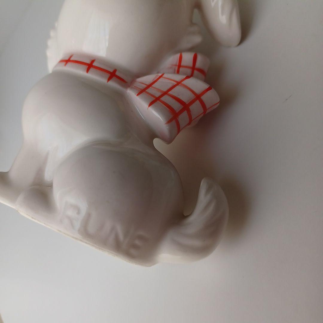 1970年代　内藤ルネ　犬　rune　貯金箱　置物　陶器　レトロ　当時物