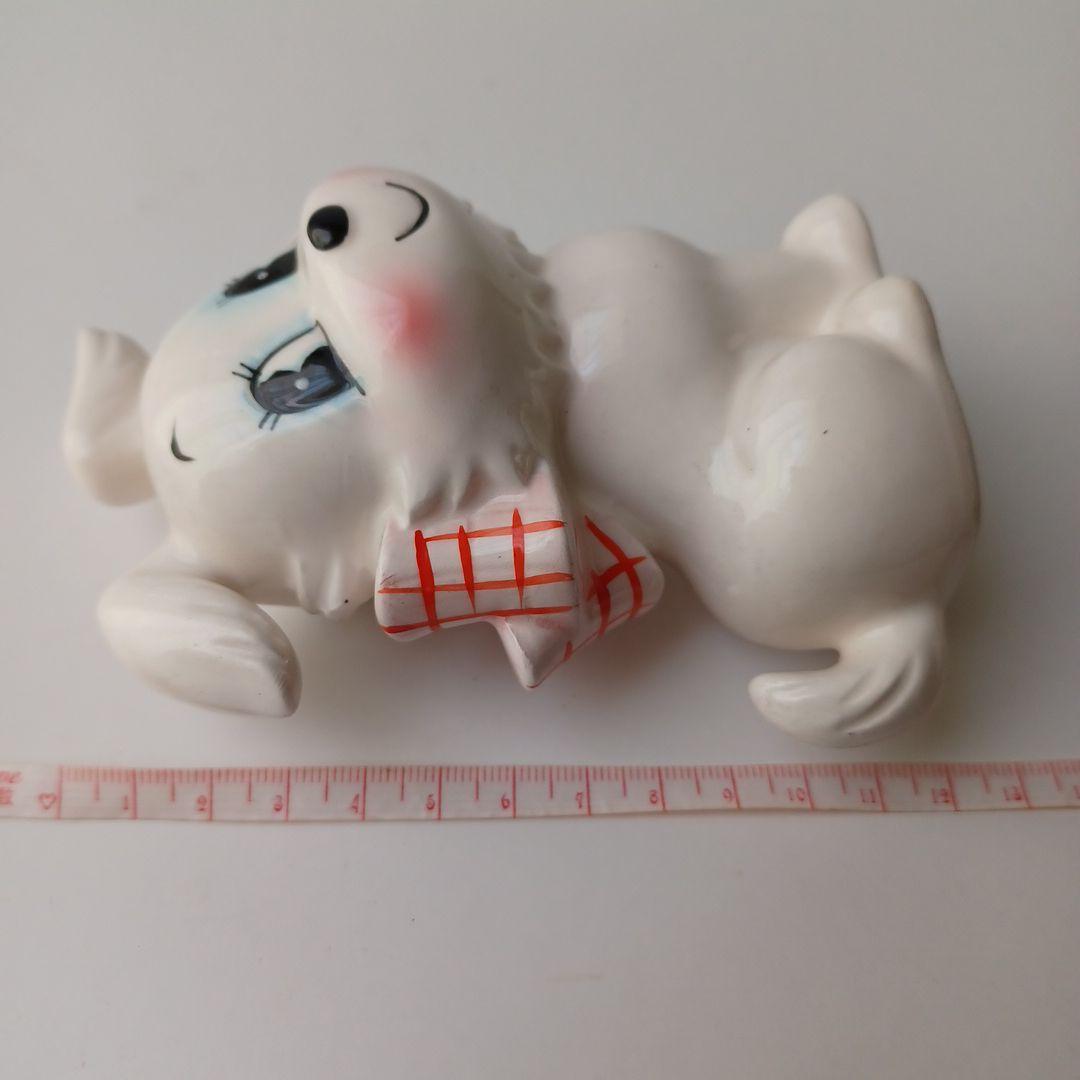 1970年代　内藤ルネ　犬　rune　貯金箱　置物　陶器　レトロ　当時物