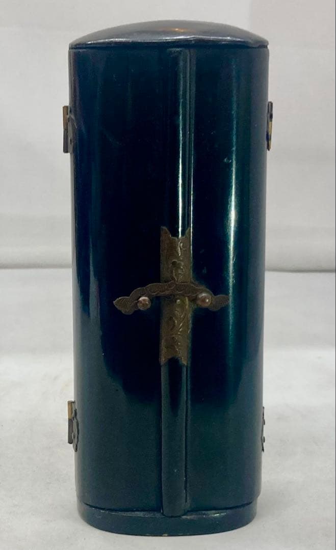 B566s 厨子仏 木彫彩色鬼子母神像　訶梨帝母　江戸　柘榴　仏教