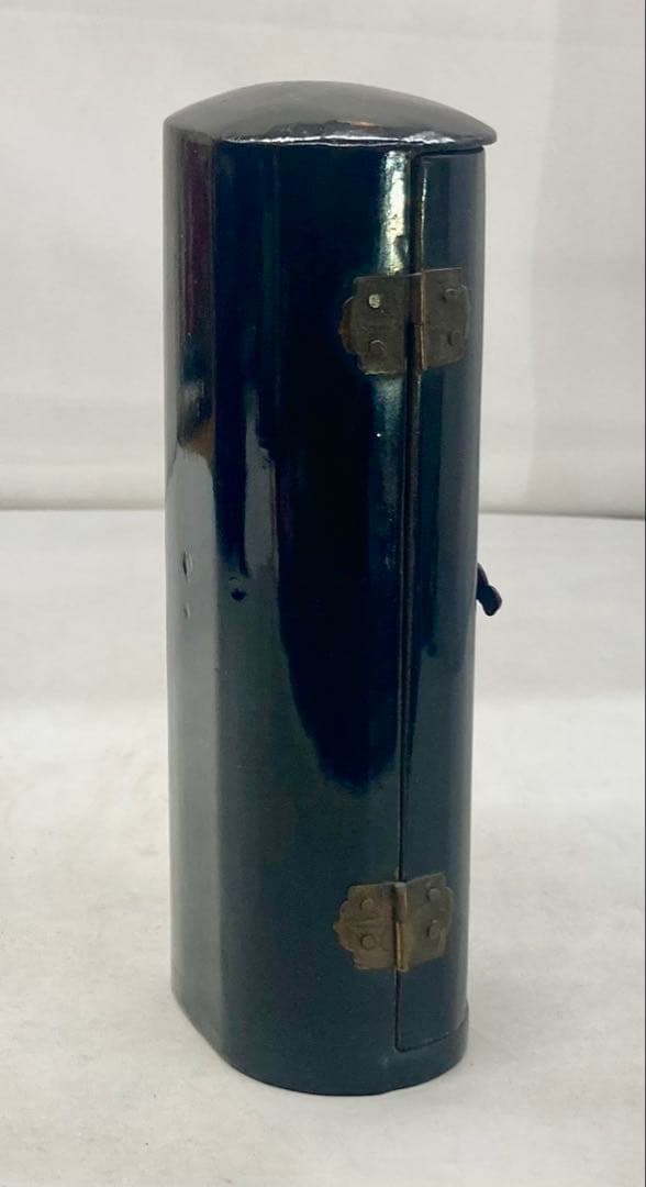 B566s 厨子仏 木彫彩色鬼子母神像　訶梨帝母　江戸　柘榴　仏教