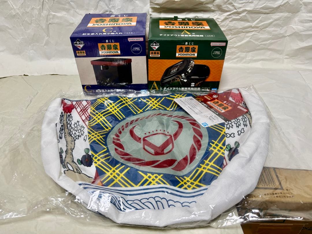 一番くじ　吉野家(セミコンプリート) & ロッテ(下位賞のみ)　未開封