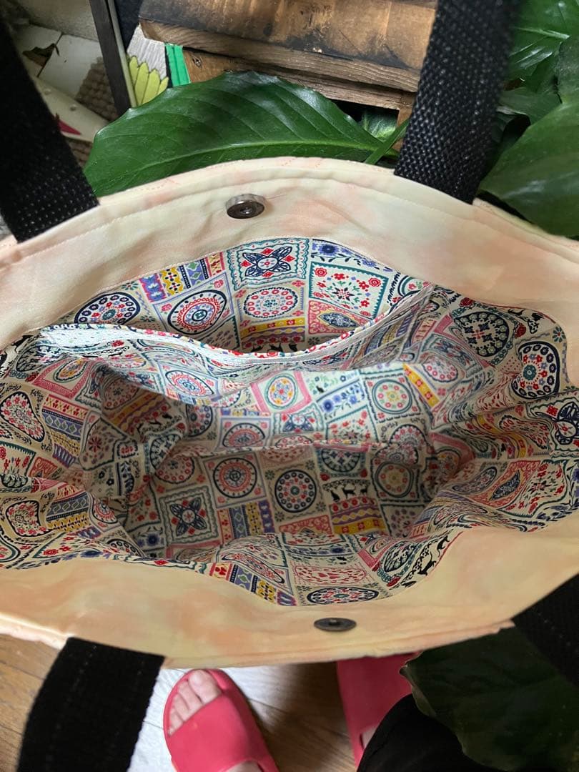 ハワイアンキルトバッグ ハワイアンキルト トートバッグ イヌバッグ