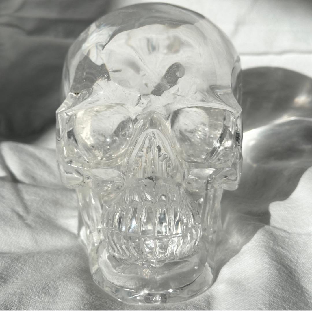 アイリス スカル 大【クリアクォーツ 水晶】クリスタル 1.9kg ブラジル産